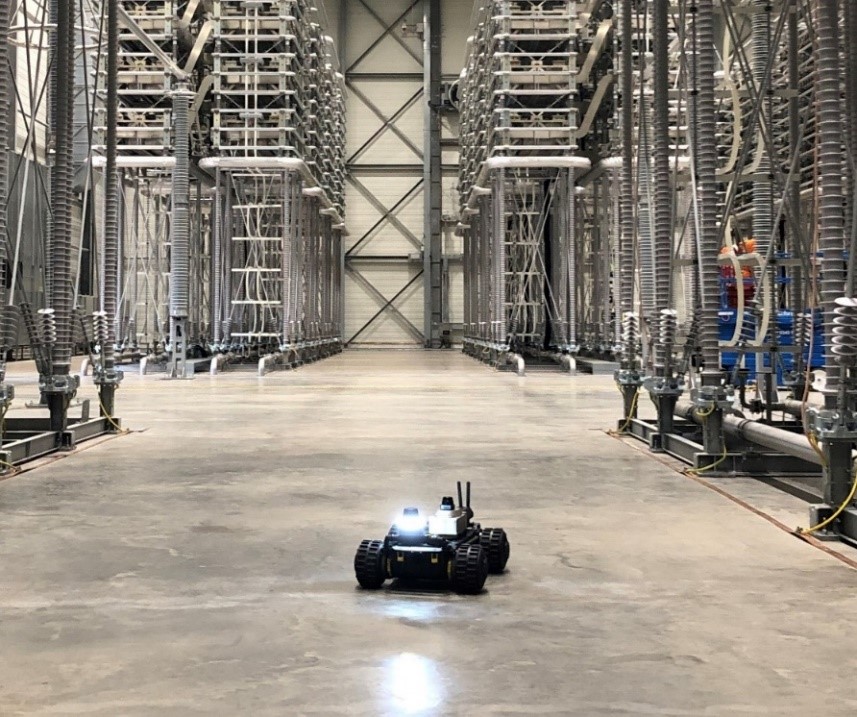 Robot Inspects Nemo Link’s HVDC Converter Halls